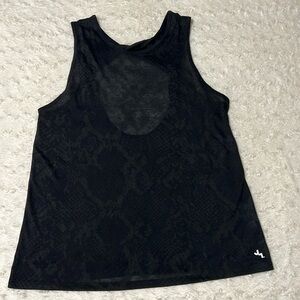 NWOT JoyLab women’s tank, black size medium, snake print, twist back
